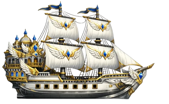 Heavenly Brig, a Legendary ship